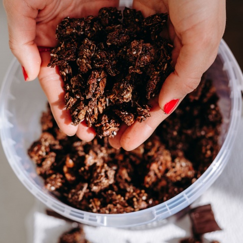 Crunchy Granola Coconut & Cacao (Eimer)