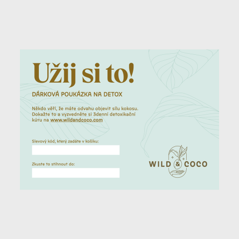 Darčeková poukážka na očistný balíček