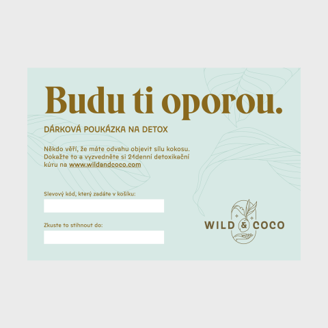 Darčeková poukážka na očistný balíček