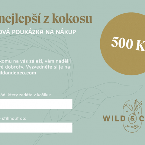 Dárková poukázka na 500 Kč
