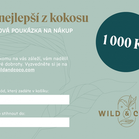 Dárková poukázka na 1000 Kč