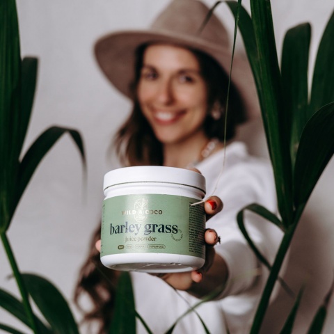 Dried juice from young barley