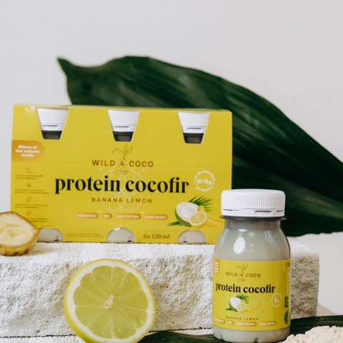 Rettet: Protein Cocofir Banane Zitrone BIO 6 Stück