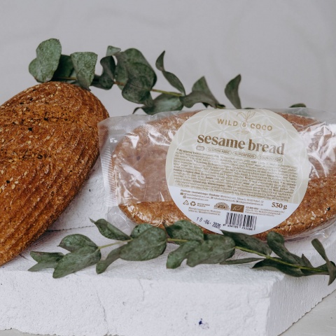 Sezamový kváskový bezlepkový chlieb BIO 530g