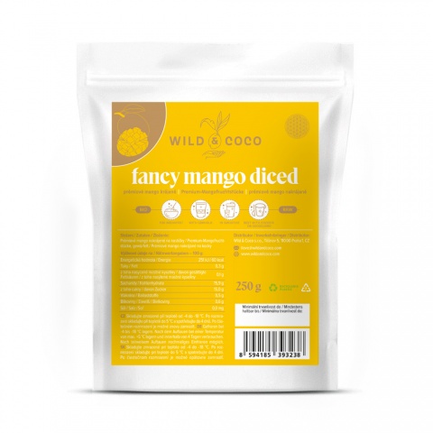 Šťavnaté mango kúsky (mrazené)