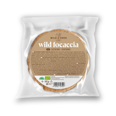 Zachraňte: Wild Focaccia BIO 4 ks (mražené)